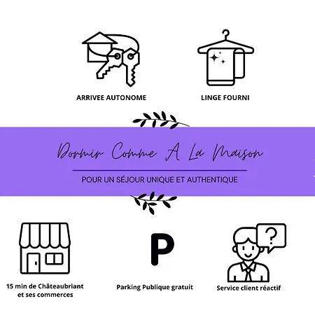 Lägenhet Bienvenue A Julien De Vouvantes - Comme A La Maison